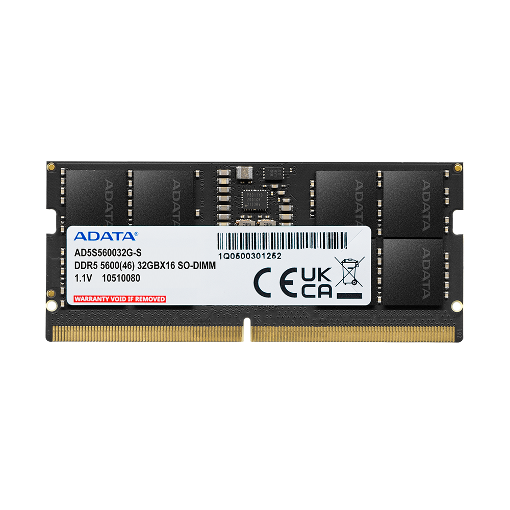 RAM ADATA PREMIER SODDR5 LAP 32GB 5600MHZ AD5S560032G-S 1AÑO DE GARANTIA