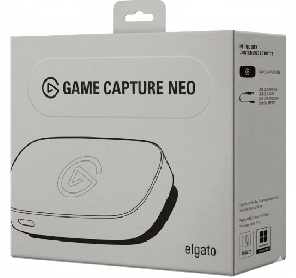 CAPTURADORA DE JUEGO NEO  ELGATO HDMI 4K60 HDR BLANCO 10GBI9901 11M DE GARANTIA