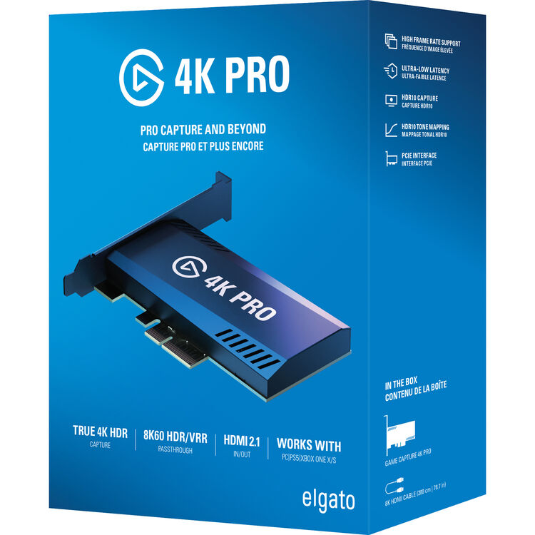 CAPTURADORA DE VIDEO PARA PC PS5, XBOX SERIES X 10GBK9901 ELGATO 11M DE GARANTIA