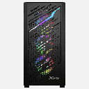 GABINETE ADATA XPG STARKER AIR BTF NEGRO ARGB ATX S/FUENTE CRISTAL STARKERAIRBTFMTA-BKCWW 11M DE GARANTIA