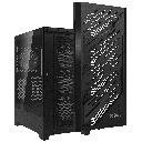 GABINETE ADATA XPG STARKER AIR BTF NEGRO ARGB ATX S/FUENTE CRISTAL STARKERAIRBTFMTA-BKCWW 11M DE GARANTIA