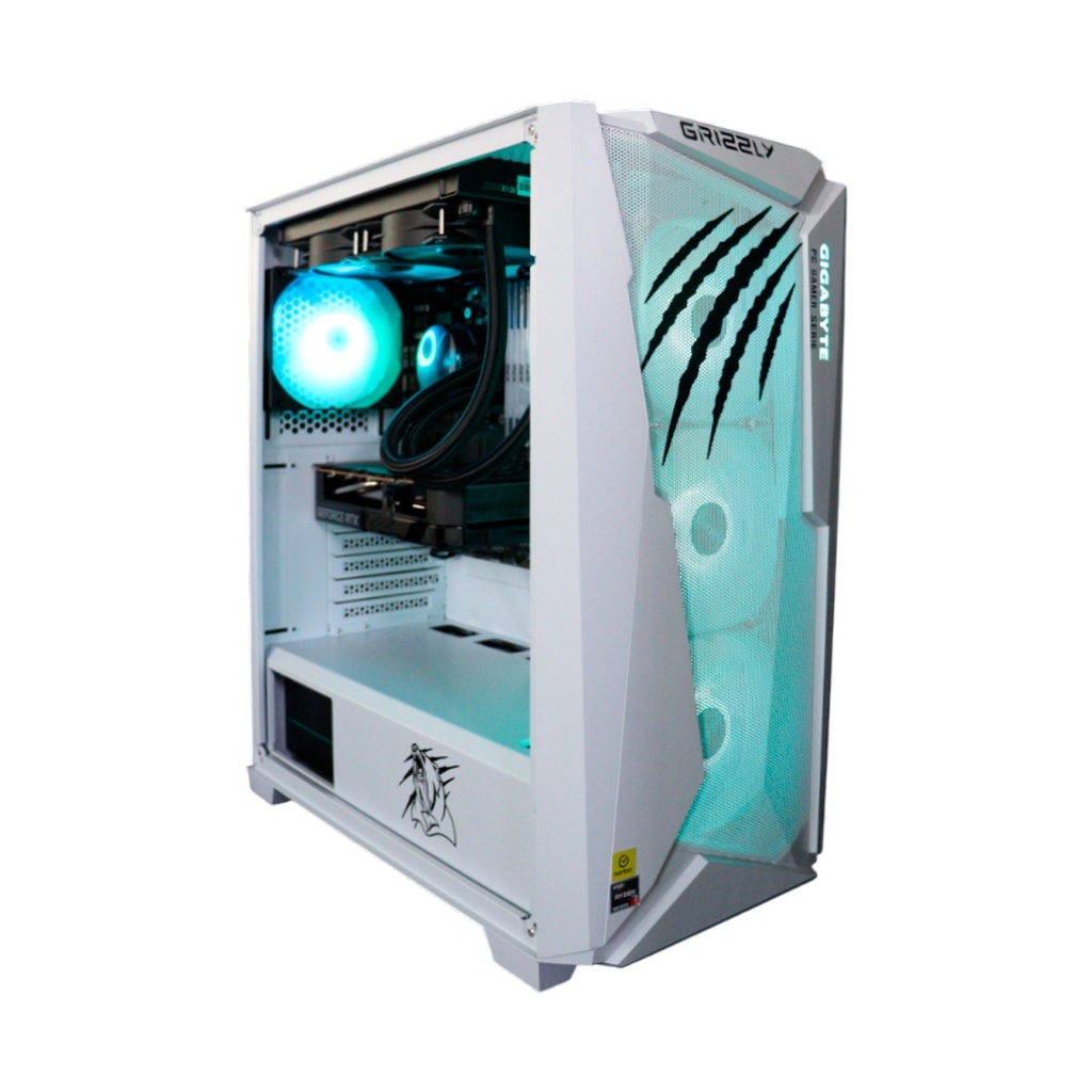 PC GAMER GRIZZLY AMD RYZEN 7 5700X 4.6GHZ RTX 5060 32GB NV3 1TB WIFI BT PG-AMD071 UN AÑO DE GARANTIA