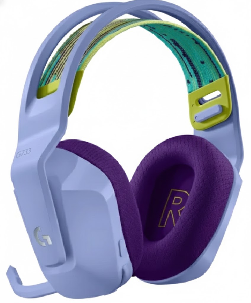 DIADEMA LOGITECH G733 GAMER LIGHTSPEED LILA WIFI RGB 981-000889 11M DE GARANTIA