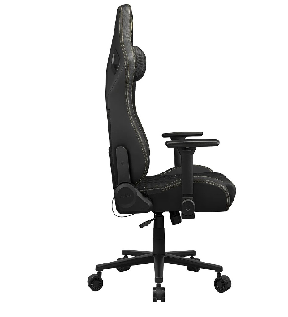 SILLA COUGAR DEFENSOR GOLD NEGRO/DORADO SOPORTA 120KG 3MDFLGLB.0001 11M DE GARANTIA