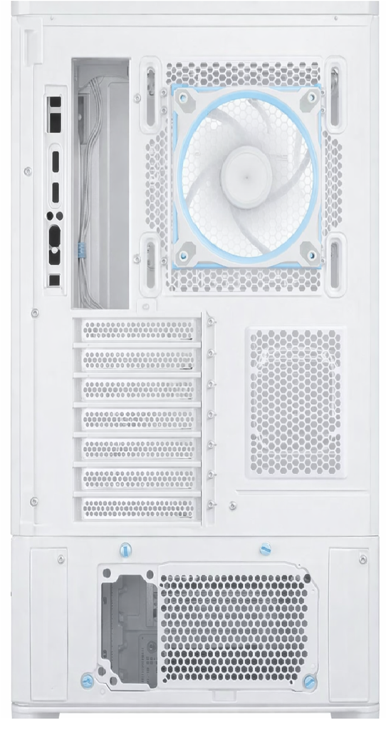 GABINETE ASUS PRIME AP202 ARGB M-ATX WHITE CRISTAL TEMPLADO 90DC00P3-B18000 11M DE GARANTIA
