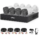 KIT DVR DAHUA 4CH 4 CAMARAS 1MP 720P KITXVR1B04-I/T/4-B1A11N 12M DE GARANTIA