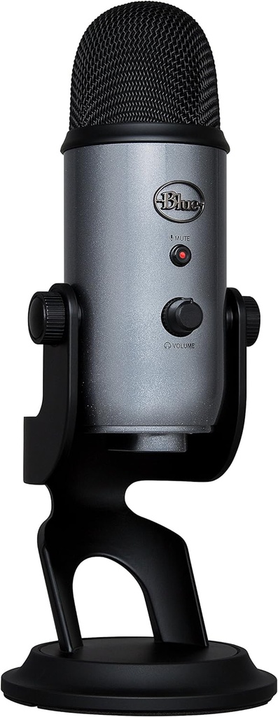 DESCONTINUADO MICROFONO LOGITECH BLUE YETI LUNAR USB BASE 988-000084 6M DE GARANTIA