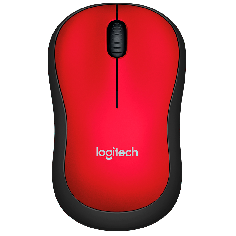 MOUSE LOGITECH M185 INALAMBRICO ROJO 910-003635 11M DE GARANTIA