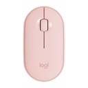 MOUSE LOGITECH  M350 PEBBLE INALAMBRICO ROSA 910-005769 11M DE GARANTIA