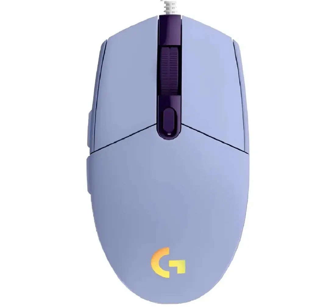 MOUSE LOGITECH GAMER G203 LIGHTSYNC USB LILA 910-005852 11M DE GARANTIA