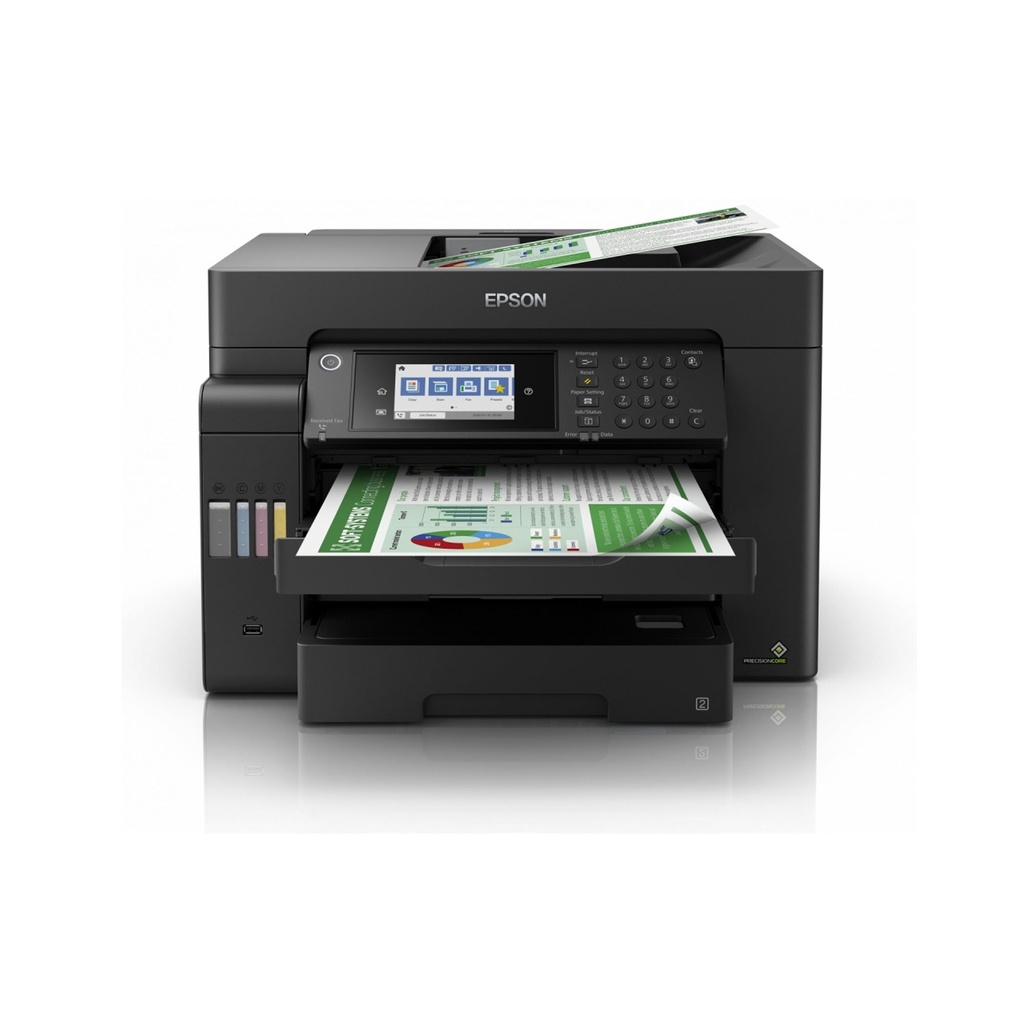 MULTIFUNCIONAL EPSON ECOTANK L15150 A COLOR WIFI ETH FAX USB 25PPM COM/WIN/MAC C11CH72301 GARANTIA CON FABRICANTE