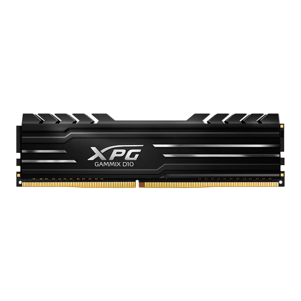 RAM ADATA D10 DDR4 8GB 3200 NEGRO AX4U32008G16A-SB10 11M DE GARANTIA