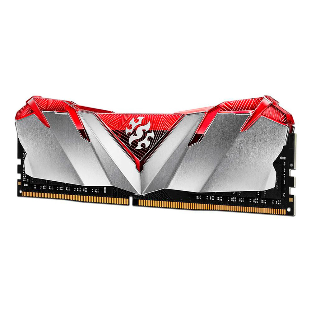 RAM ADATA D30 DDR4 16GB 3200 PLATA LED ROJO AX4U320016G16A-SR30 11M DE GARANTIA