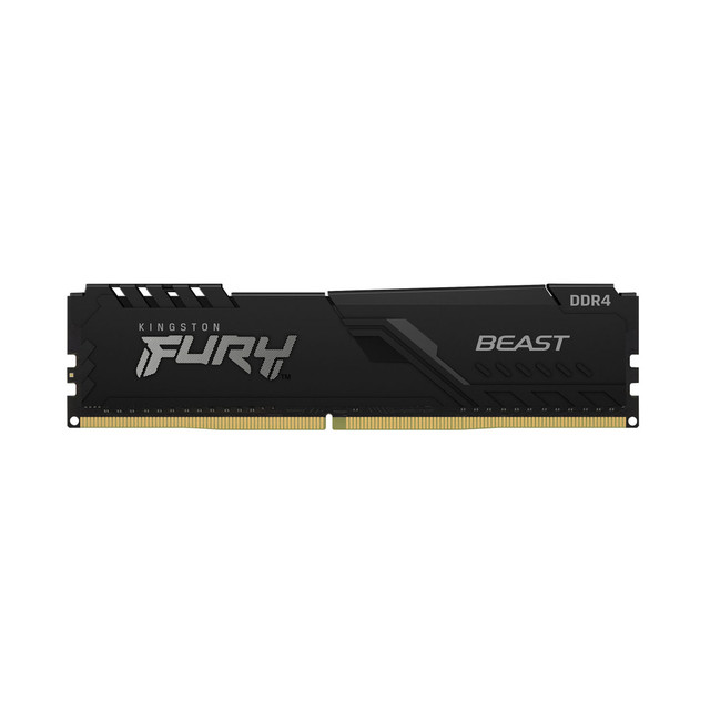 RAM KINGSTON FURY BEAST DDR4 8GB 3600 NEGRO KF436C17BB/8 1AÑO DE GARANTIA