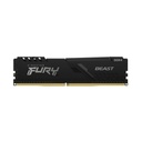 RAM KINGSTON FURY BEAST DDR4 8GB 3600 NEGRO KF436C17BB/8 1AÑO DE GARANTIA