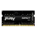 RAM KINGSTON FURY IMPACT SODDR4 LAP 16GB 3200 NEGRO KF432S20IB/16 12M DE GARANTIA