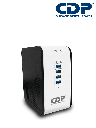 REGULADOR 1000VA 500W CDP R2CU-AVR1008 8C 11M DE GARANTIA