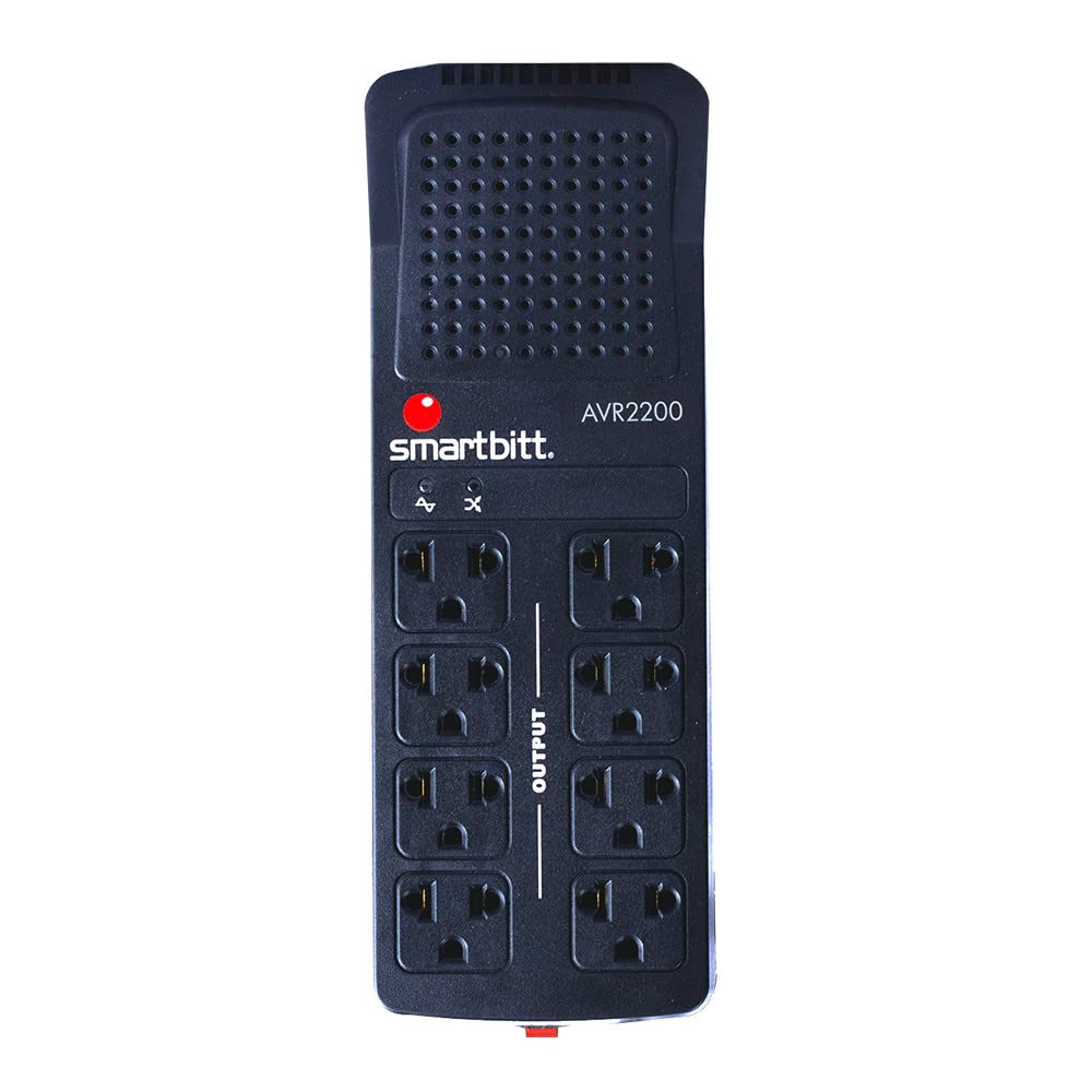 REGULADOR 2200VA 1100W SMARTBITT SBAVR2200 8C 11M DE GARANTIA