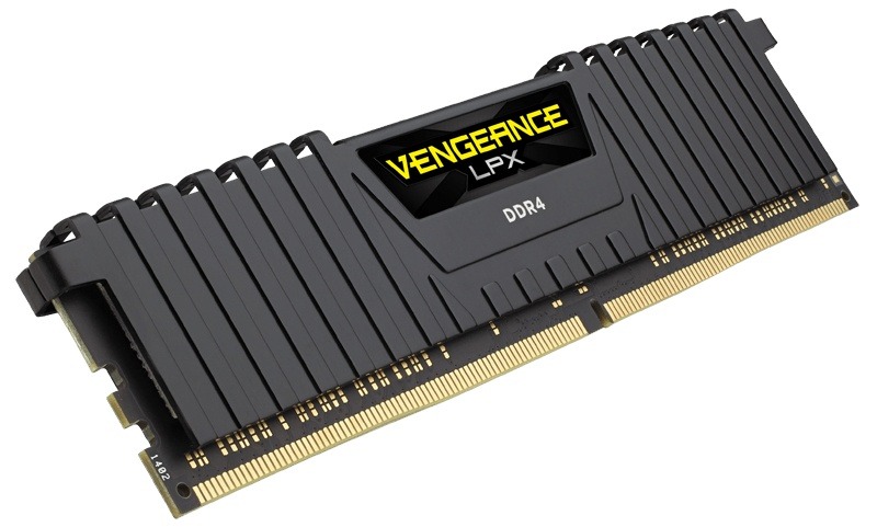 REMATE RAM CORSAIR VENGEANCE LPX DDR4 4GB 2400 NEGRO CMK4GX4M1A2400C14 1M DE GARANTIA