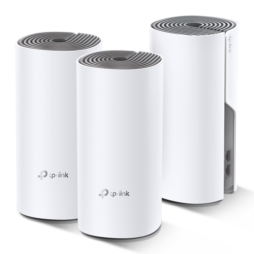 ROUTER TPLINK MESH DECO E4 3 PACK 2.4GHZ-5GHZ AC1200 12M DE GARANTIA