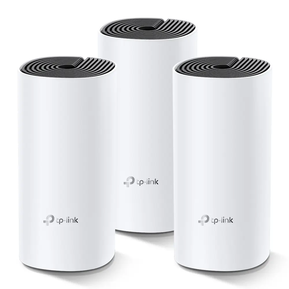 ROUTER TPLINK MESH DECO M4 3 PACK 2.4GHZ-5GHZ AC1200 12M DE GARANTIA