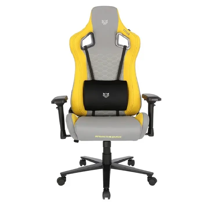 SILLA BALAM RUSH THUNDER TOUR GRIS/AMARILLO 150KG 180 GRADOS BR-932875 1M DE GARANTIA