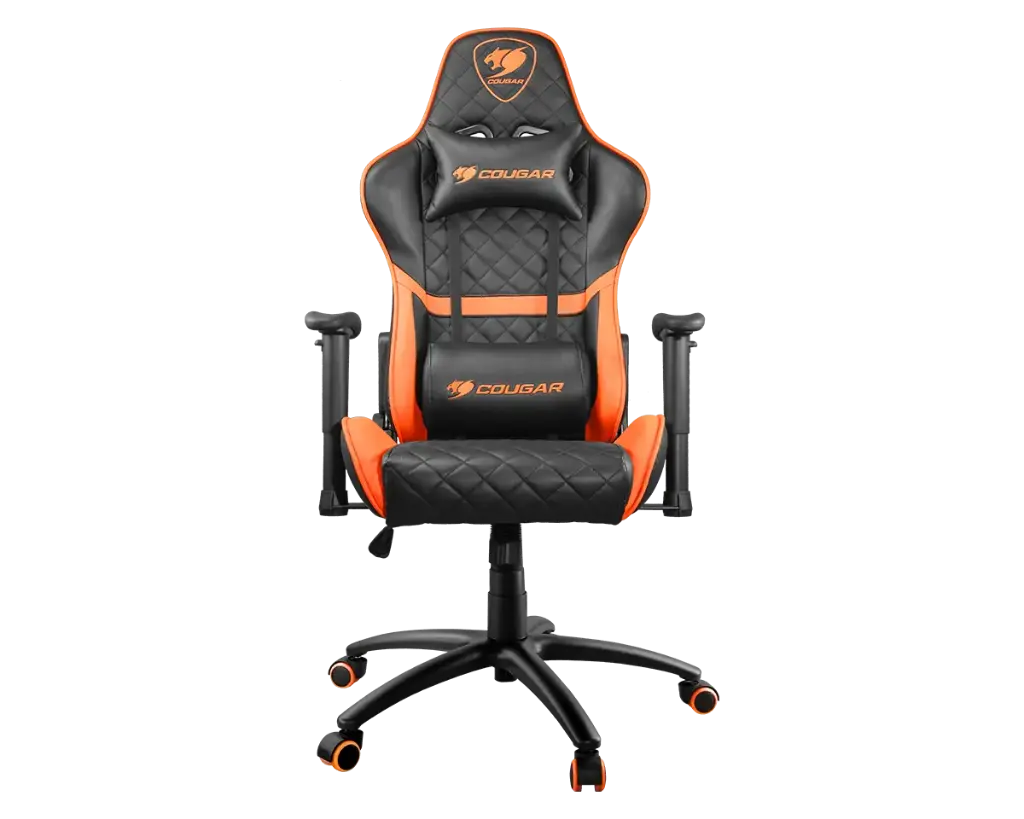 SILLA COUGAR ARMOR ONE NEGRO/NARANJA SOPORTA 120KG CGR-NXNB-GC3 3MSRAO1.0001 12M DE GARANTIA