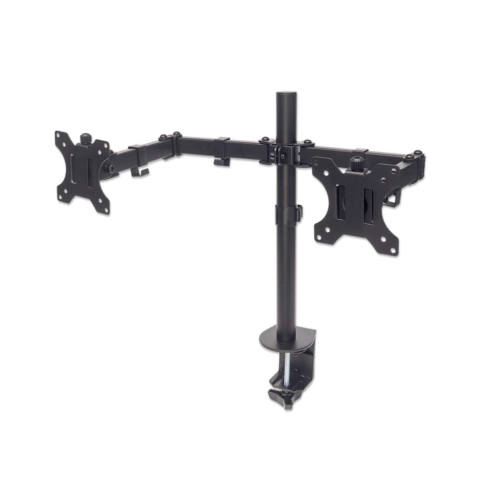 SOPORTE PARA 2 MONITORES MANHATTAN DE ESCRITORIO 13" A 30" 461528 SIN GARANTIA
