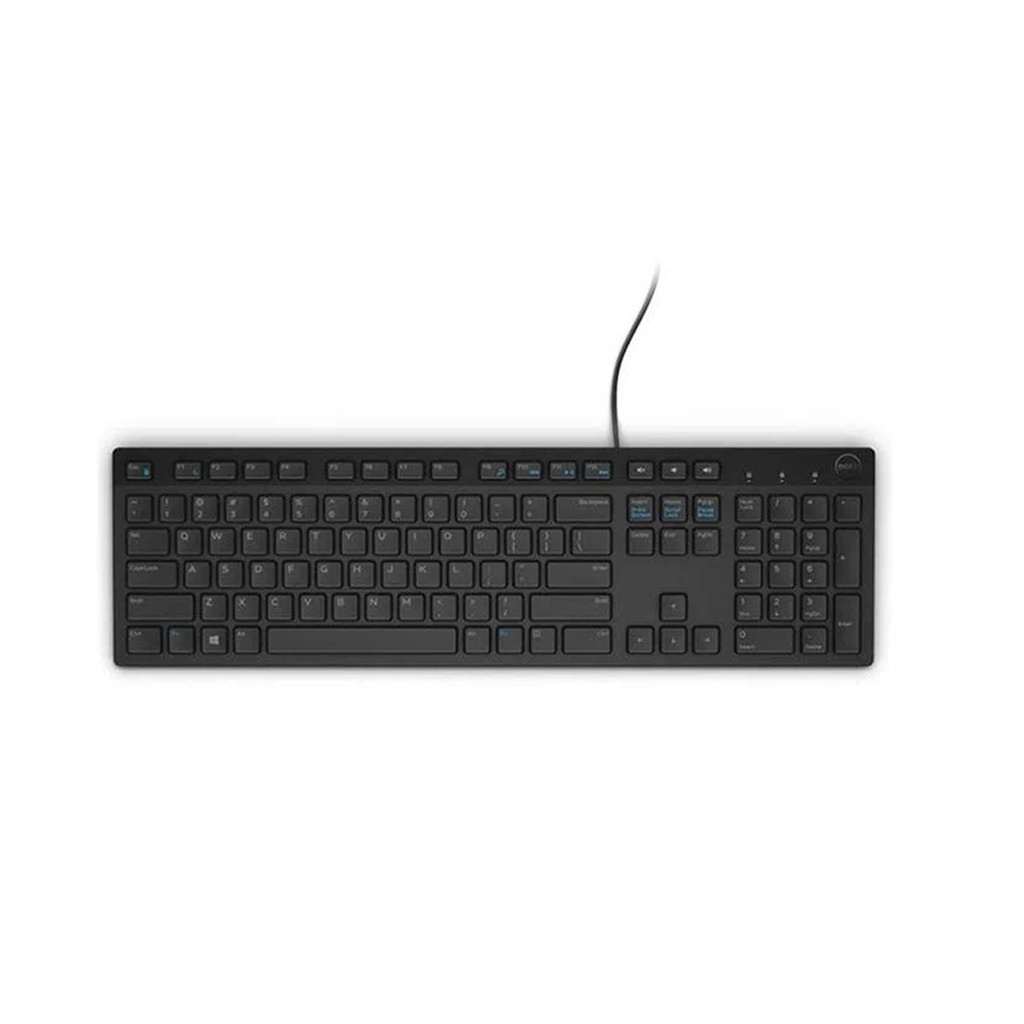 TECLADO DELL KB216 TEC/ESP ALAMBRICO USB NEGRO 580-ADRC GARANTIA CON FABRICANTE