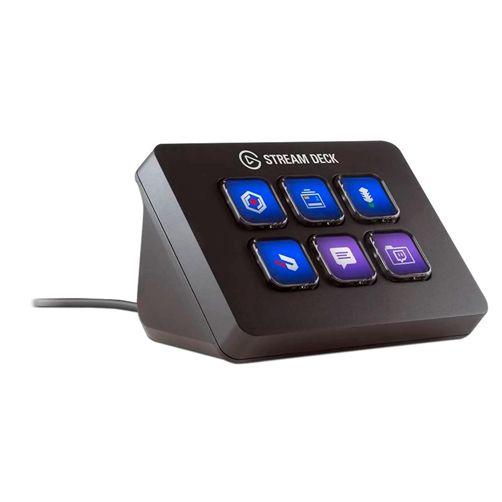 TECLADO ELGATO STREAM DECK MINI 6 TECLAS LCD PERSONALIZABLES 10GAI9901 11M DE GARANTIA