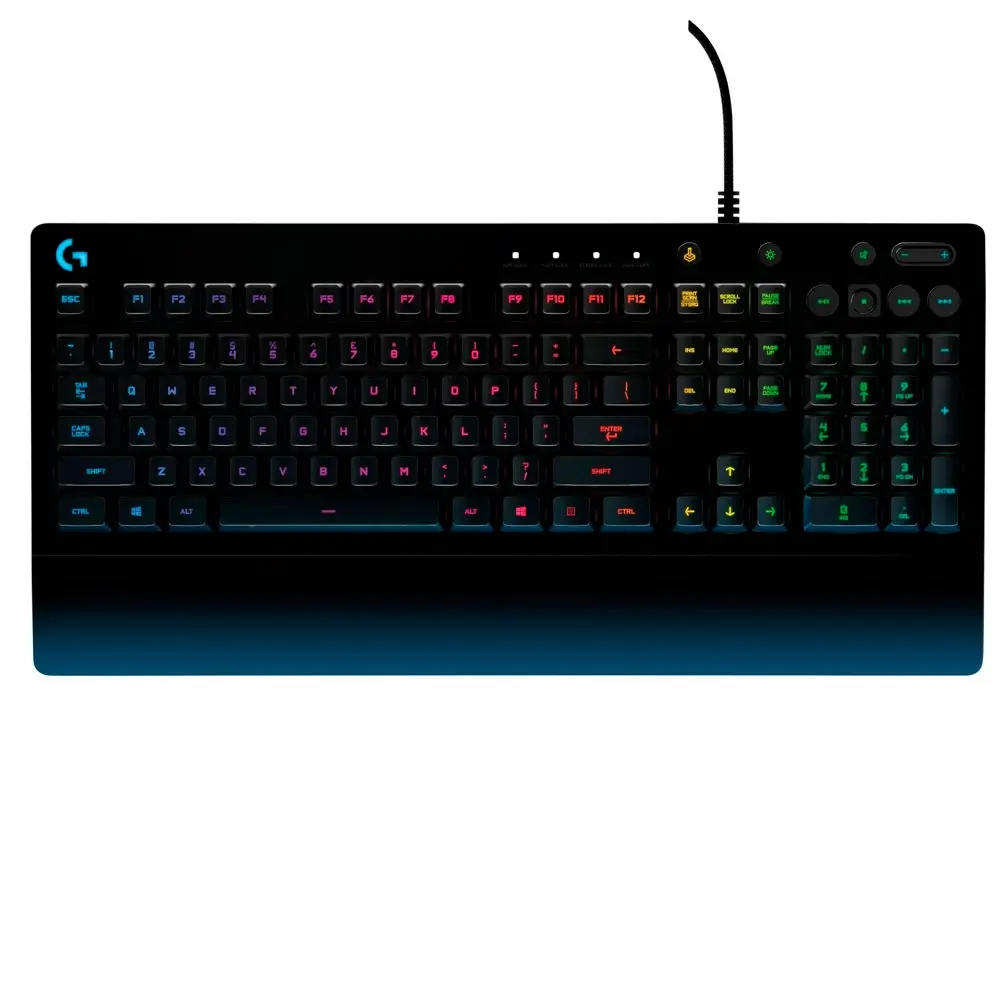 TECLADO GAMER USB LOGITECH G213 PRODIGY NEGRO RGB ESP 920-008084 11M DE GARANTIA