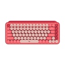 TECLADO LOGITECH POP KEYS MECANICO INALAMBRICO CORAL ROSE 920-010715 11M DE GARANTIA