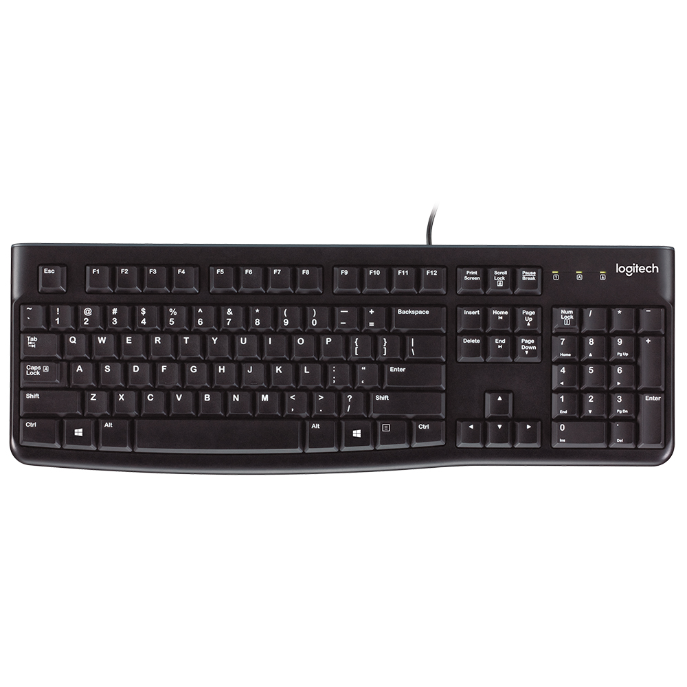 TECLADO LOGITECH USB K120 NEGRO ESP 920-004422 11M DE GARANTIA