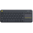 TECLADO WIFI LOGITECH K400 PLUS TOUCHPAD NEGRO ESP 920-007123 11M DE GARANTIA