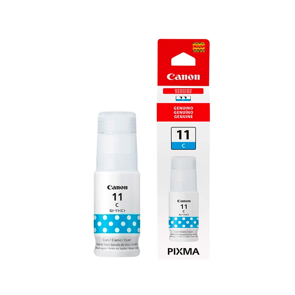 TINTA CANON GI-11 CYAN COM/G3160/G2160 4534C001AA 70ML SIN GARANTIA 