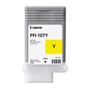 TINTA CANON PFI-107Y AMARILLO PLOTTER COM/670/680/685/770/780/785 6708B001AA 130ML SIN GARANTIA