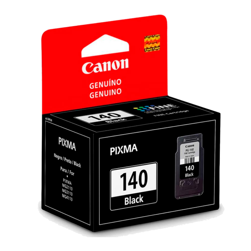 CARTUCHO CANON PG-140 XL NEGRO 11ML IMPRESORA MG4110 MG3110 MG2110 5200B001AB SIN GARANTIA