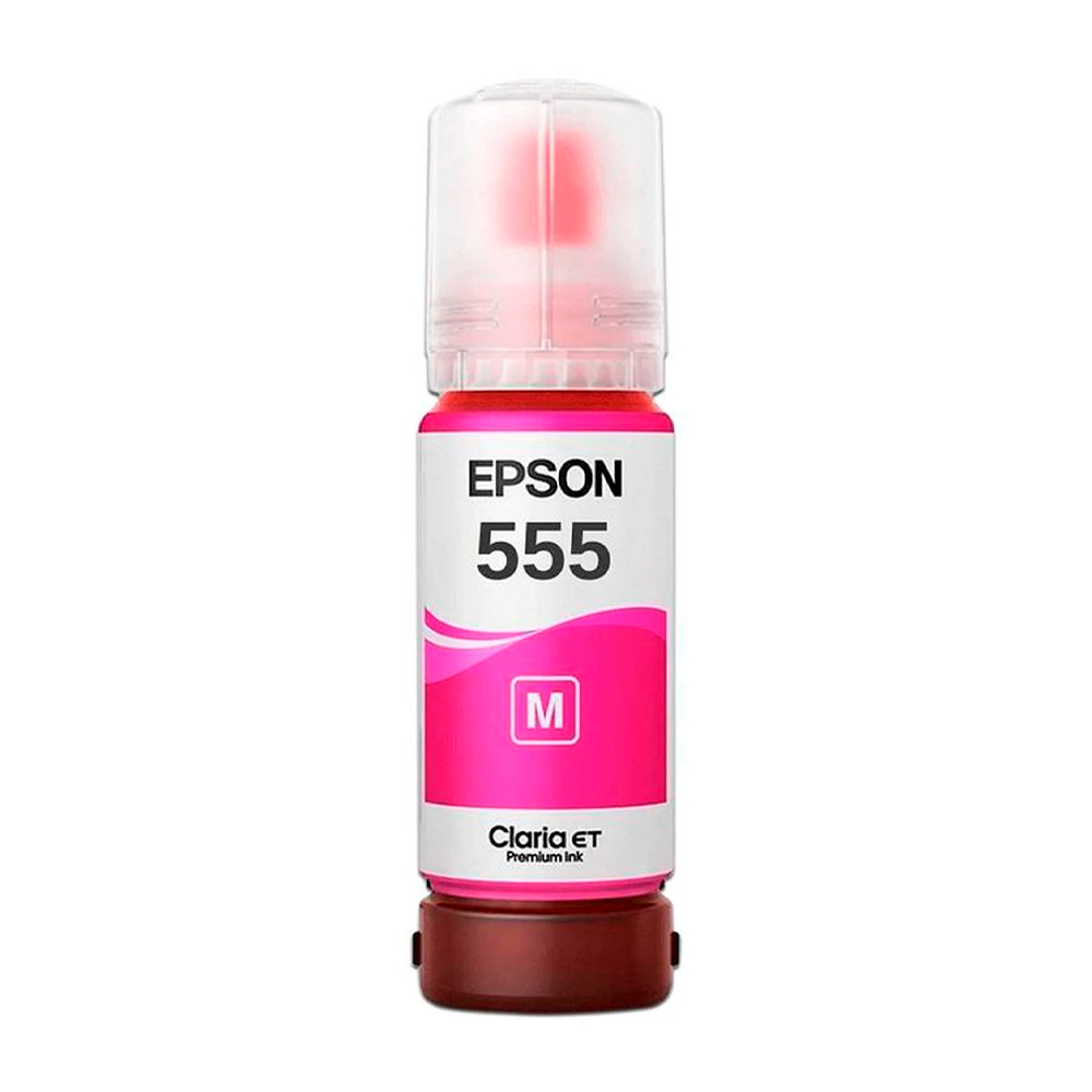 TINTA EPSON T555 MAGENTA COM/L8180/L8160 ECOTANK T555320-AL 70ML SIN GARANTIA 