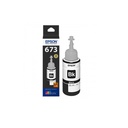 TINTA EPSON T673 NEGRA COM/L800/L1800/L805/L810/L850 ECOTANK T673120 70MLSIN GARANTIA 
