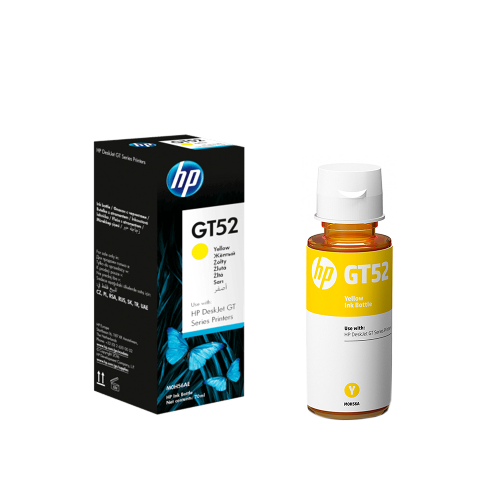 TINTA HP GT52 AMARILLO COM/615/585/525/750/520 M0H56AL 70ML SIN GARANTIA