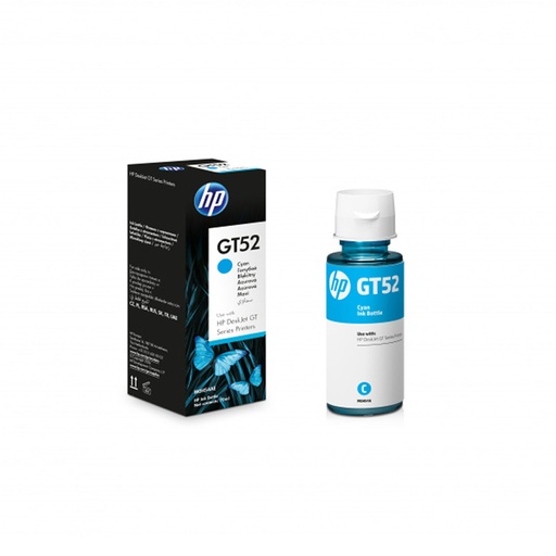 TINTA HP GT52 CYAN M0H54AL SIN GARANTIA