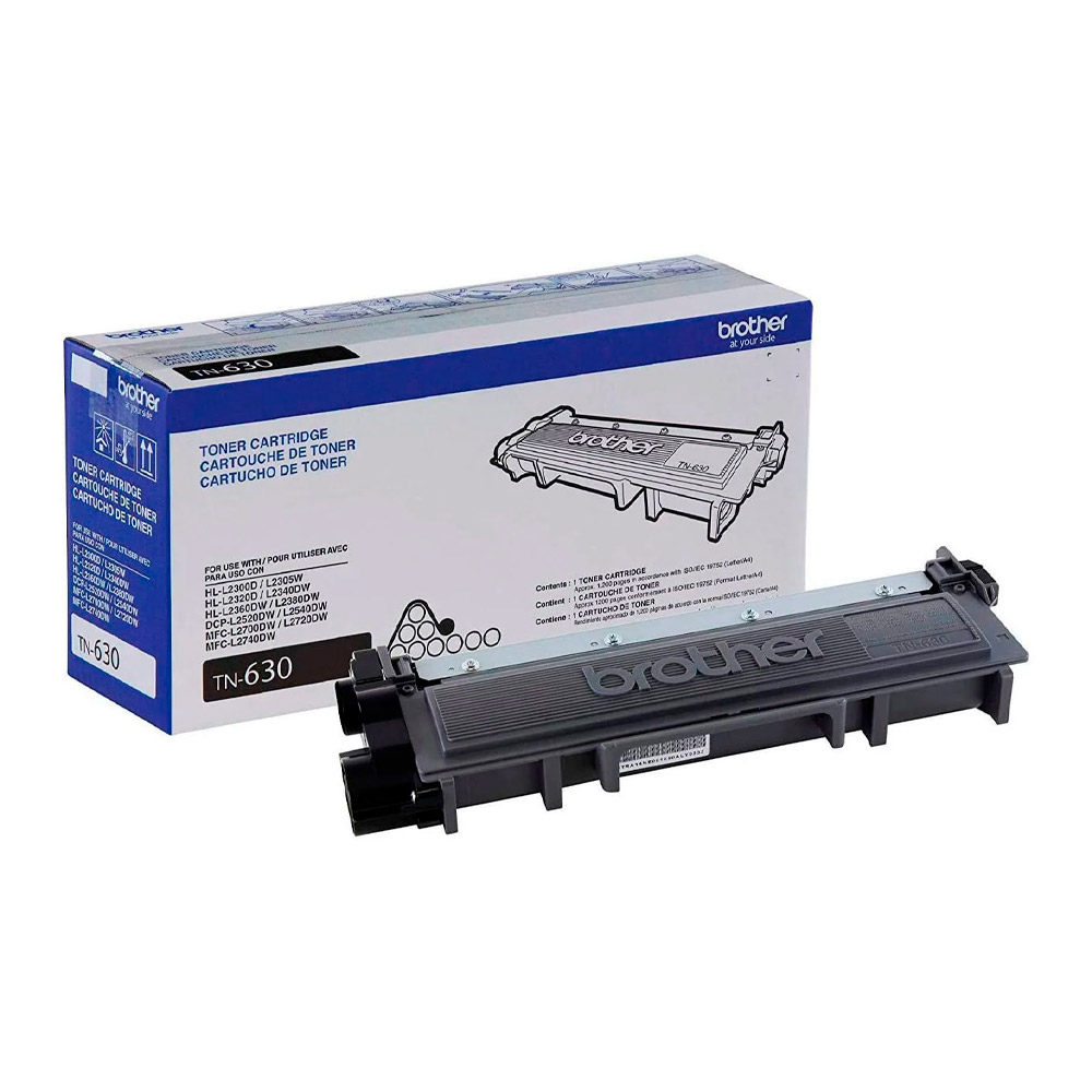 TONER BROTHER TN630 NEGRO 1200 PAGINAS PHLL2360DW DCPL2540DW MFCL270 GARANTIA CON FABRICANTE