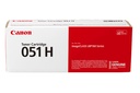 TONER CANON 051 H NEGRO ALTO RENDIMIENTO 4.100 PAG IMP MF269DW LBP162DW MF267DW MF264DW 2169C001AA SIN GARANTIA