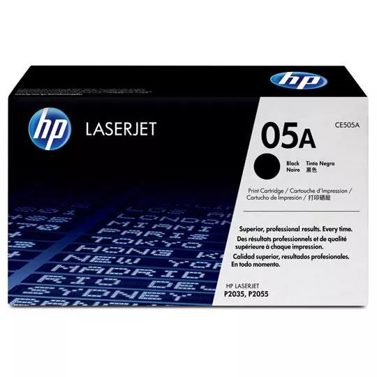 TONER HP 05A NEGRO 2300 PAGS COM/P2035/P2055 CE505A SIN GARANTIA