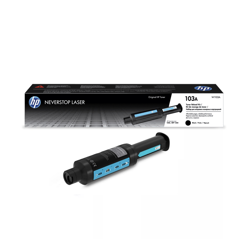 KIT RECARGA TONER HP LASERJET 103A NEGRO W1103A SIN GARANTIA