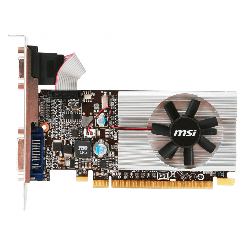 TARJETA DE VIDEO NVIDIA GEFORCE N210 1GB GDDR3 MSI N210-MD1G/D3 12M DE GARANTIA