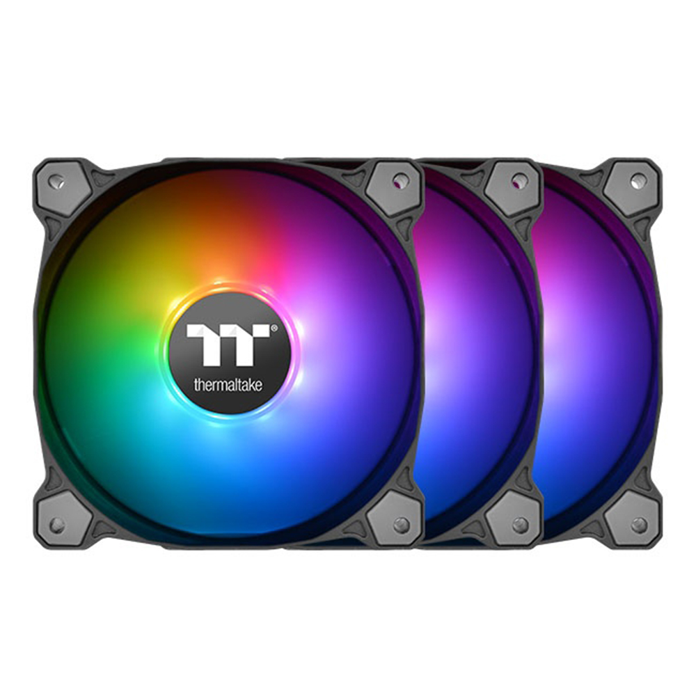archivar 101224VENTILADOR THERMALTAKE PURE 12 ARGB 120MM 3 PACK CL-F079-PL12SW-A 3M DE GARANTIA