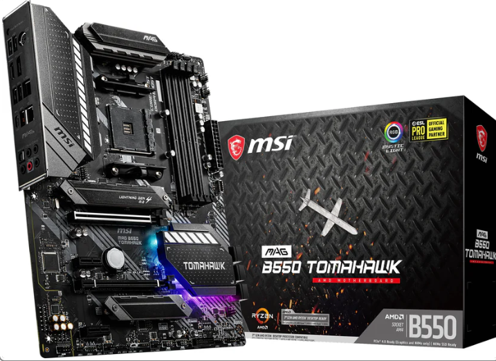 MB MSI B550 TOMAHAWK AMD DDR4 128GB DP HDMI USB-C MAG B550 TOMAHAWK 12M DE GARANTIA