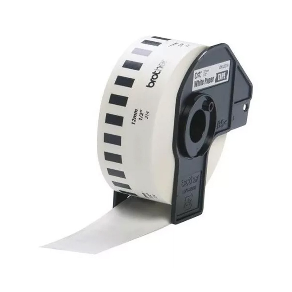 CINTA BROTHER DK-2214 NEGRO QL-1050 QL-1060N QL-500 QL-550 QL-570 QL-580N 12MM SIN GARANTIA