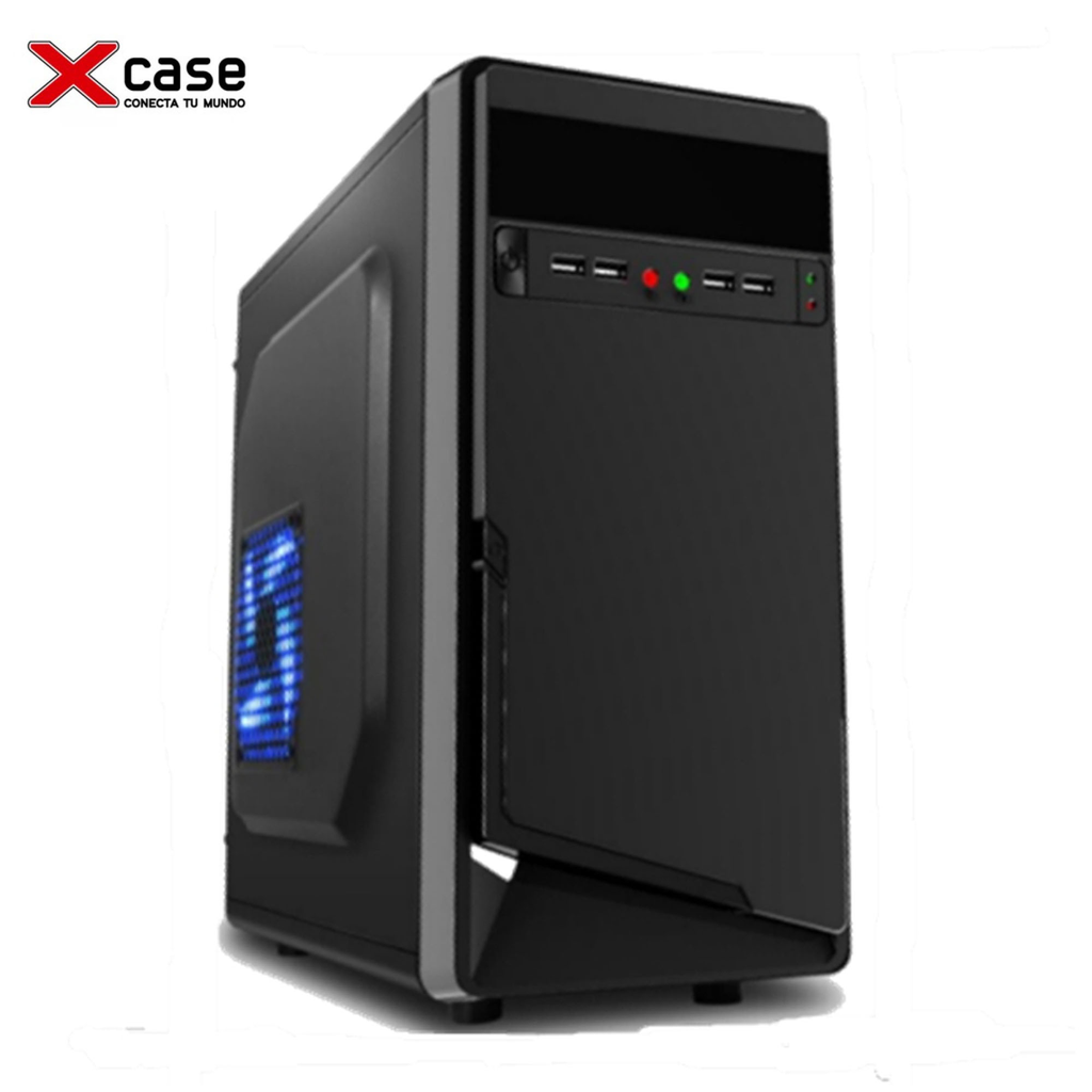 GABINETE XCASE NEGRO ATX C/FUENTE 450W METAL GABPIANO508 1M DE GARANTIA